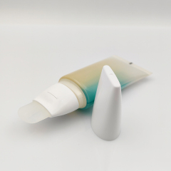 Wholesale 20ml-120ml Empty Soft Spatula Tube with silicone applicator packaging eye cream face mask tube Screen Printing