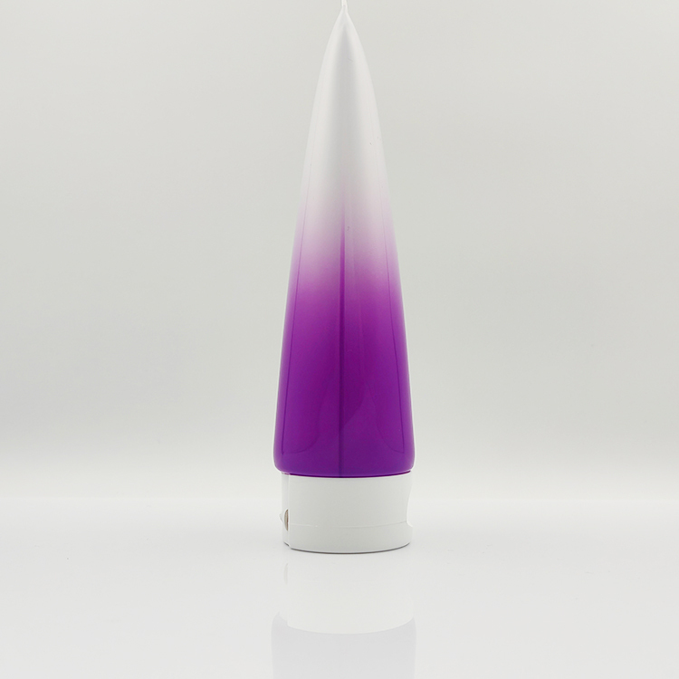 Newly designed 200ml 2 in 1 tube Empty Plastic dual chamber cosmetic tube Packaging lotion squeeze soft screen printing tube