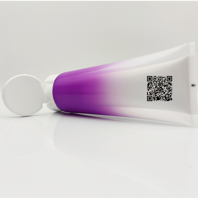 Newly designed 200ml 2 in 1 tube Empty Plastic dual chamber cosmetic tube Packaging lotion squeeze soft screen printing tube