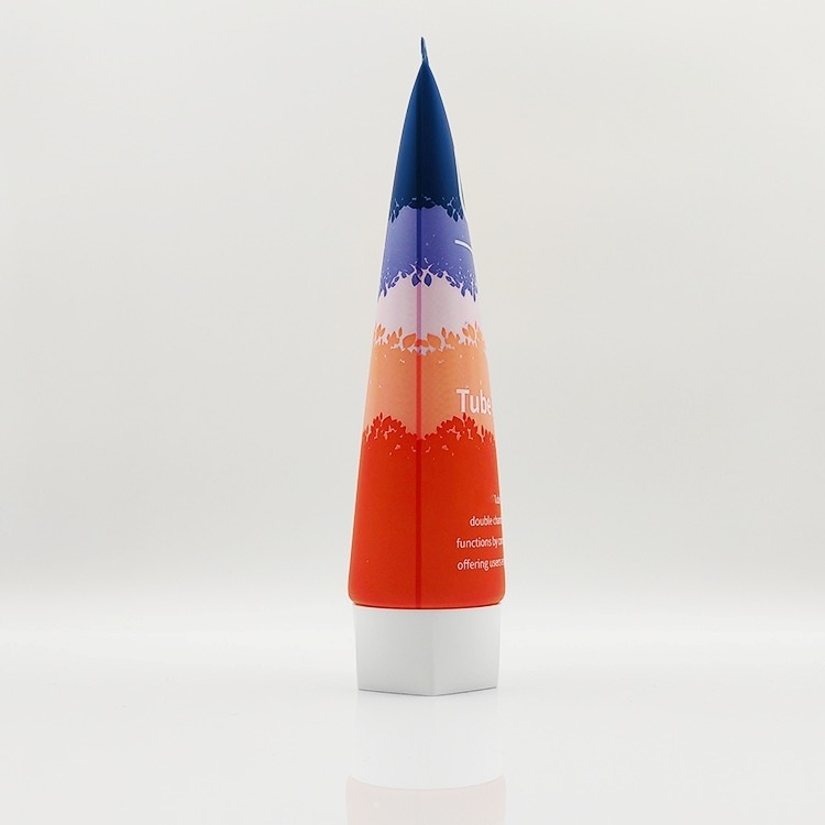 200ml Round Empty Soft Plastic Squeeze Cream Tube in Tube for Innovative Cosmetic body lotion Packaging