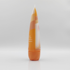 Innovative 100ml Tube In Tube Flower-shaped Orifice Design Empty Plastic Cosmetic Screen Printing dual chamber tube