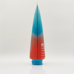 250ml One Piece Tube Empty Plastic Cosmetic Screen Printing Packaging lotion squeeze tube cosmetic soft tube for shampoo