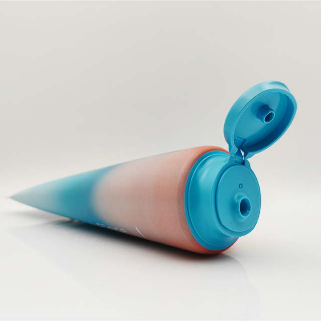 250ml One Piece Tube Empty Plastic Cosmetic Screen Printing Packaging lotion squeeze tube cosmetic soft tube for shampoo