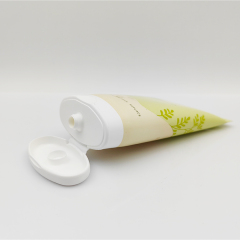 Innovative Eco-friendly Mono-material 100ml One Piece Tube Empty ultra flat cosmetic plastic tube sunscreen packaging