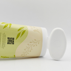 Innovative Eco-friendly Mono-material 100ml One Piece Tube Empty ultra flat cosmetic plastic tube sunscreen packaging