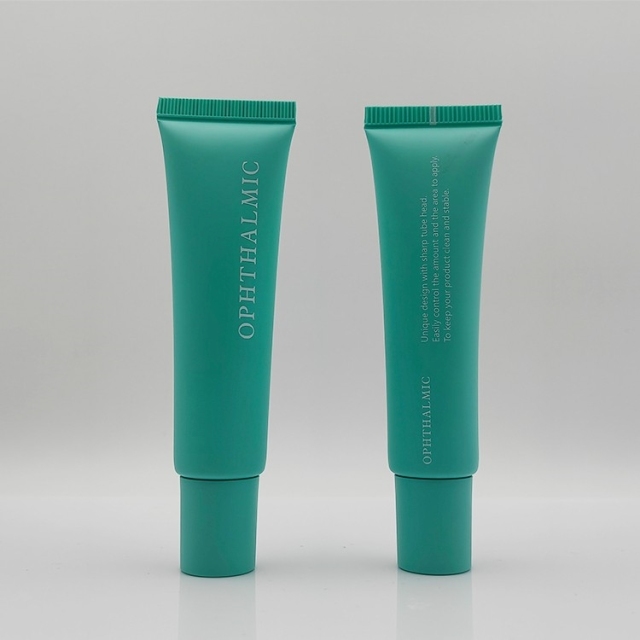 15ml Empty Plastic Cosmetic Packaging Screen Printing squeeze soft long nozzle tubes eye gel lotion cream tube packaging