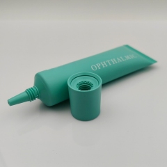 15ml Empty Plastic Cosmetic Packaging Screen Printing squeeze soft long nozzle tubes eye gel lotion cream tube packaging