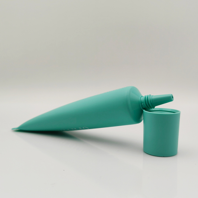 15ml Empty Plastic Cosmetic Packaging Screen Printing squeeze soft long nozzle tubes eye gel lotion cream tube packaging