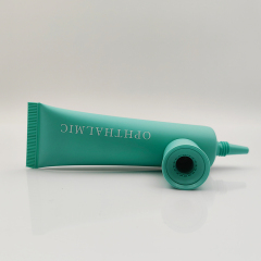 15ml Empty Plastic Cosmetic Packaging Screen Printing squeeze soft long nozzle tubes eye gel lotion cream tube packaging