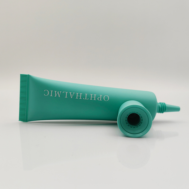 15ml Empty Plastic Cosmetic Packaging Screen Printing squeeze soft long nozzle tubes eye gel lotion cream tube packaging