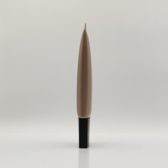 Unique flat bb cream oval tube for sunscreen and face lotion soft packaging Screwed Top Cap Squeeze Cosmetic Plastic container