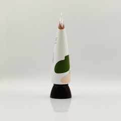 110ml Empty Plastic Cosmetics tubes packaging for hand lotion facial cleanser tube Screen Printing tube with big screw cap