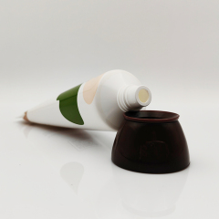 110ml Empty Plastic Cosmetics tubes packaging for hand lotion facial cleanser tube Screen Printing tube with big screw cap