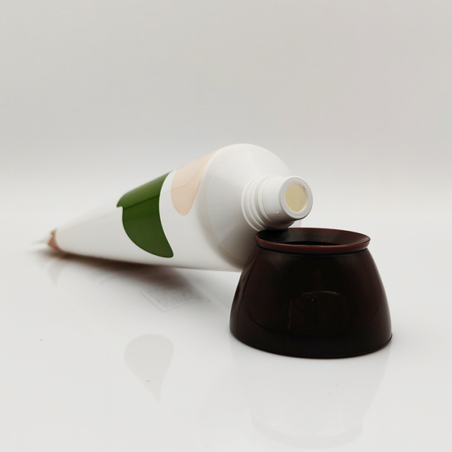 110ml Empty Plastic Cosmetics tubes packaging for hand lotion facial cleanser tube Screen Printing tube with big screw cap