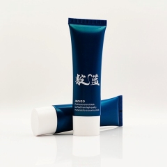 soft flat oval Tube with Flip Top Cap For plastic sunscreen Skin Care Cream container empty cosmetics Lotion tubes packaging