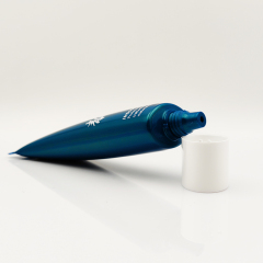 soft flat oval Tube with Flip Top Cap For plastic sunscreen Skin Care Cream container empty cosmetics Lotion tubes packaging