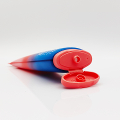 Eco-friendly Mono-material 120ml One Piece Tube Empty Screen Printing flat pe tube cosmetic packaging for makeup base