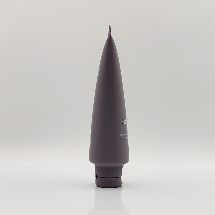 Innovative 100ml One Piece Mist Tube Empty Plastic cosmetics packaging plastic pe airless pump tube with Flat Top Cap