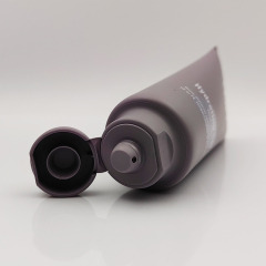 Innovative 100ml One Piece Mist Tube Empty Plastic cosmetics packaging plastic pe airless pump tube with Flat Top Cap