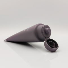 Innovative 100ml One Piece Mist Tube Empty Plastic cosmetics packaging plastic pe airless pump tube with Flat Top Cap