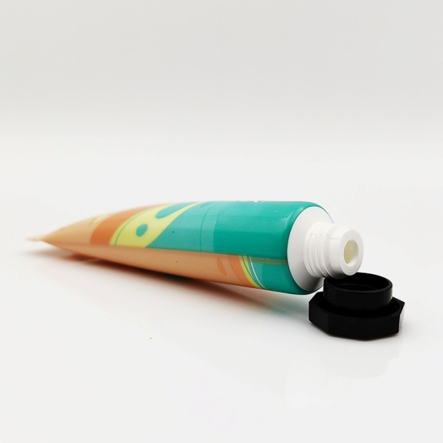 20ml Stylish Octagonal lid soft tube Empty Plastic Screen Printing cosmetic Packaging squeeze tubes for eye lotion cream