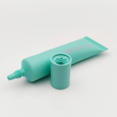 20ml Empty Plastic Cosmetic packaging cream long nozzle ointment tube Screen Printing eye cream serum squeeze soft tube