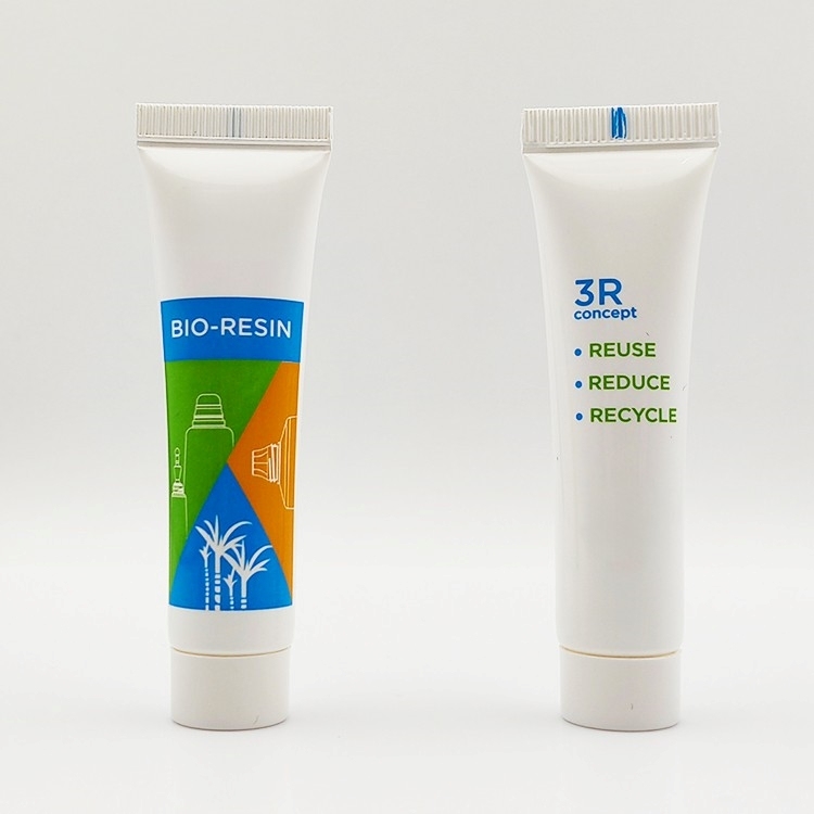 20ml Bio-Resin Soft Round Tube Empty Plastic Cosmetic Screen Printing Packaging moisturizing eye cream cosmetic plastic tube