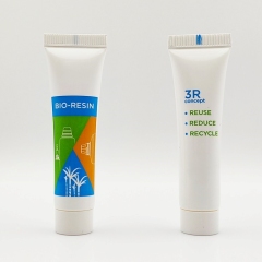 20ml Bio-Resin Soft Round Tube Empty Plastic Cosmetic Screen Printing Packaging moisturizing eye cream cosmetic plastic tube