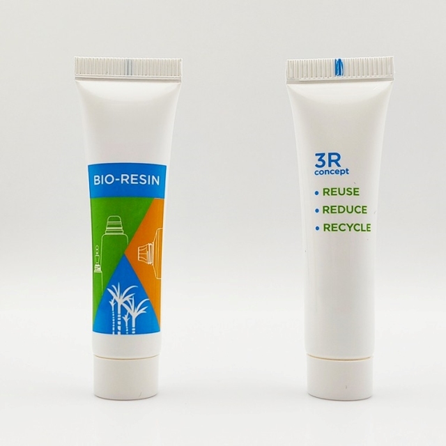 20ml Bio-Resin Soft Round Tube Empty Plastic Cosmetic Screen Printing Packaging moisturizing eye cream cosmetic plastic tube