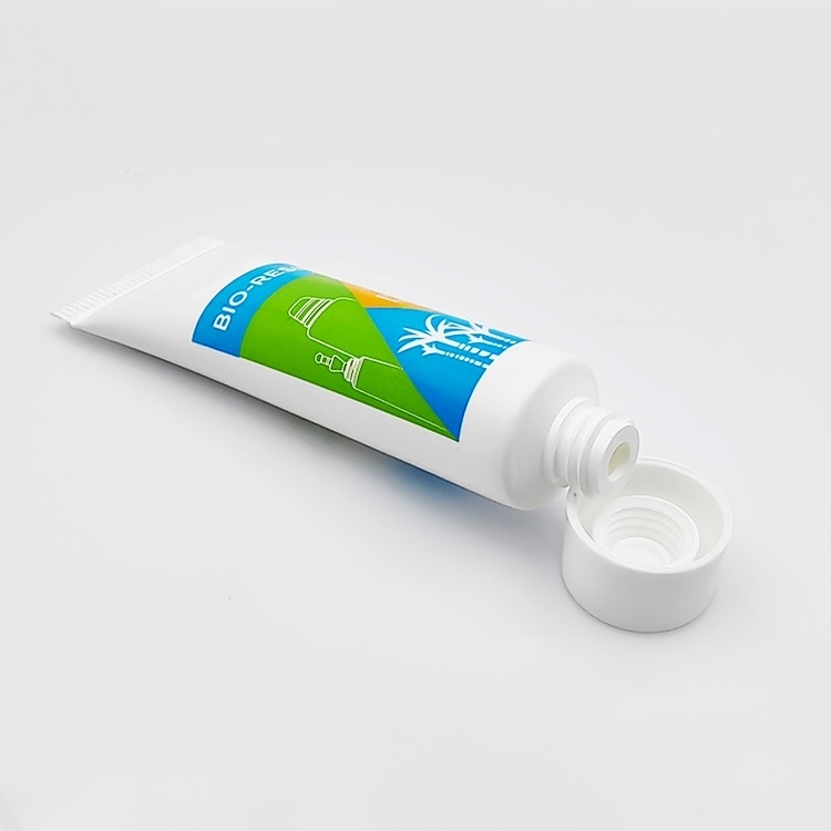 20ml Bio-Resin Soft Round Tube Empty Plastic Cosmetic Screen Printing Packaging moisturizing eye cream cosmetic plastic tube