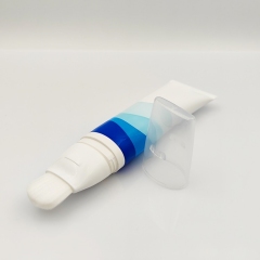 30ml Empty Plastic Cosmetic packaging brush head tube Screen Printing face mask liquid foundation concealer squeeze soft tube