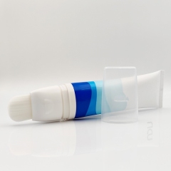 30ml Empty Plastic Cosmetic packaging brush head tube Screen Printing face mask liquid foundation concealer squeeze soft tube
