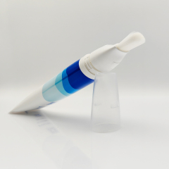 30ml Empty Plastic Cosmetic packaging brush head tube Screen Printing face mask liquid foundation concealer squeeze soft tube