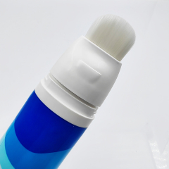 30ml Empty Plastic Cosmetic packaging brush head tube Screen Printing face mask liquid foundation concealer squeeze soft tube