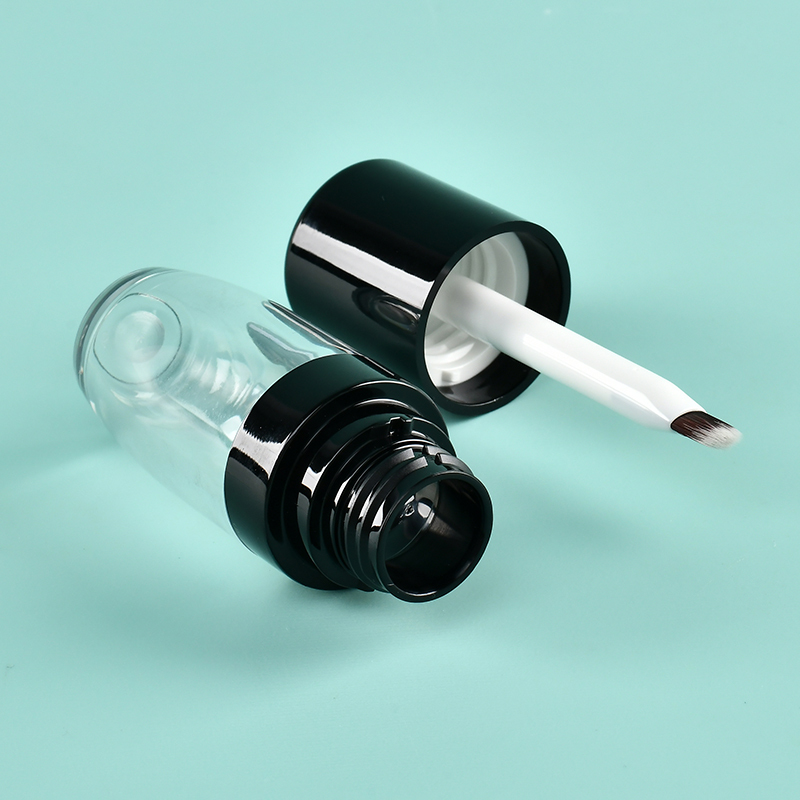 Custom 8.9ml Round Lip Gloss Wand Tubes with Fine Brush Empty Cosmetic Container Thickened Wall Lip Gloss bottle packaging
