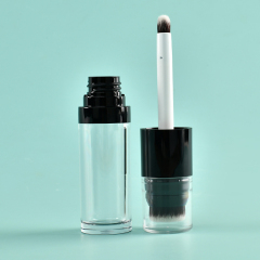 Double-Side 12.8ml Round Thickened big applicator lip gloss wand tubes With Big Fine Brush empty lip gloss bottles thick wand