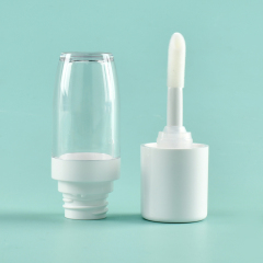 Luxury Custom8. 9ml Round Thickened Wall chunky lip gloss wand tube big Brush Empty Cosmetic Packaging big wand lip gloss bottle