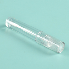 Custom Wholesale 5ml Round Thickened Wall empty lip gloss tubes with brush Empty Cosmetic Packaging lip gloss bottle no logo