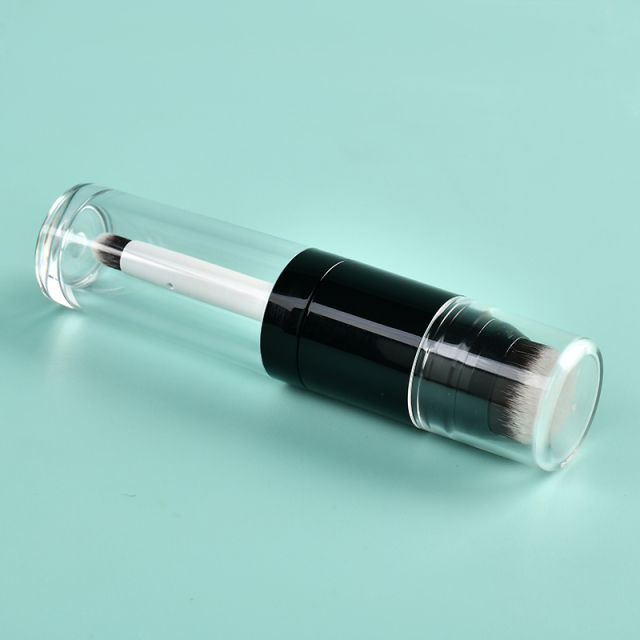 Double-Side 12.8ml Round Thickened big applicator lip gloss wand tubes With Big Fine Brush empty lip gloss bottles thick wand