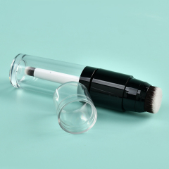 Double-Side 12.8ml Round Thickened big applicator lip gloss wand tubes With Big Fine Brush empty lip gloss bottles thick wand