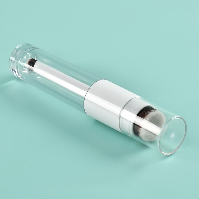 6.2ml lip gloss wand tubes Double-Side Round Thickened Wall Tube With big Brush Empty Cosmetic Packaging luxury lip gloss bottle