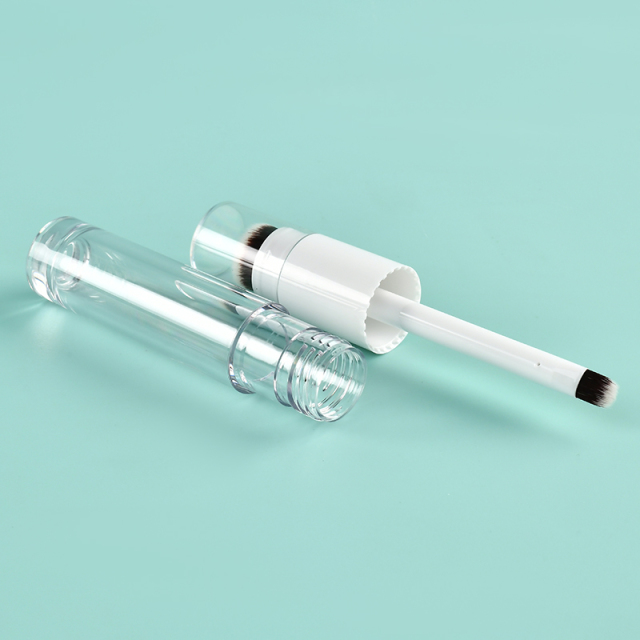 6.2ml lip gloss wand tubes Double-Side Round Thickened Wall Tube With big Brush Empty Cosmetic Packaging luxury lip gloss bottle