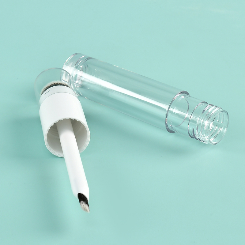 6.2ml lip gloss wand tubes Double-Side Round Thickened Wall Tube With big Brush Empty Cosmetic Packaging luxury lip gloss bottle