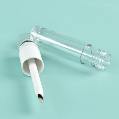 6.2ml lip gloss wand tubes Double-Side Round Thickened Wall Tube With big Brush Empty Cosmetic Packaging luxury lip gloss bottle