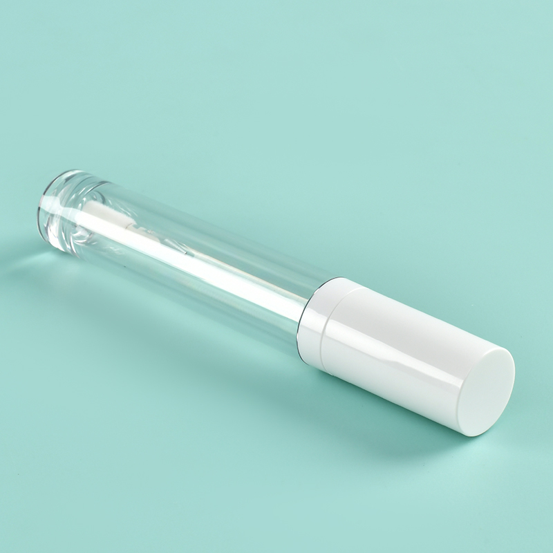 Customized 5ml Thickened Wall lip gloss wand tubes wholesale With Brush Empty Cosmetic Packaging round luxury lip gloss bottle