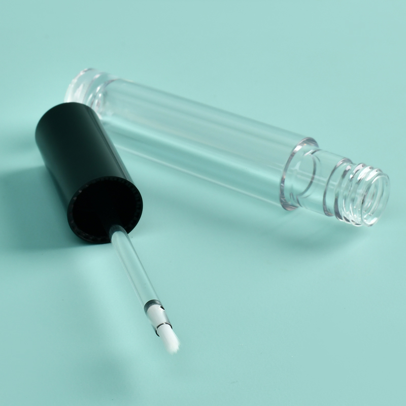 Popular 4.5ml Thickened Wall Round tube with super-fine brush applicator Empty Cosmetic Packaging eyeliner bottle with Logo