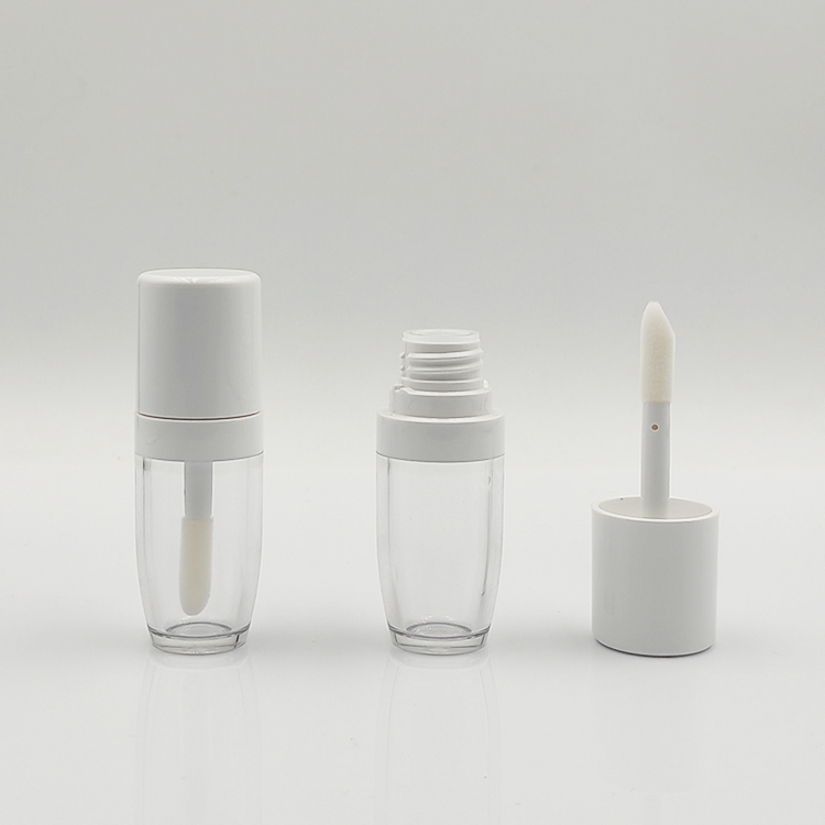 Luxury Custom8. 9ml Round Thickened Wall chunky lip gloss wand tube big Brush Empty Cosmetic Packaging big wand lip gloss bottle