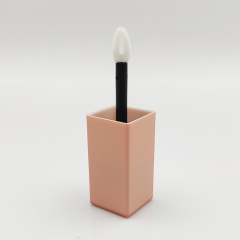 Custom high quality lip gloss wand tubes wholesale with Brush Empty Cosmetic Packaging cute lip gloss bottle 3ml square
