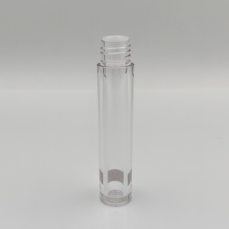 Hot sale Wholesale Custom 2.4ml round luxury lip gloss bottle with wand and Brush Empty Cosmetic Packaging clear lip gloss tubes