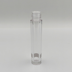 Hot sale Wholesale Custom 2.4ml round luxury lip gloss bottle with wand and Brush Empty Cosmetic Packaging clear lip gloss tubes